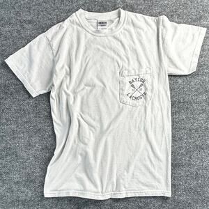 Baylor Lacrosse T-Shirt Men’s Small Gildan Pocket College Tee